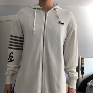 White jacket from Pink